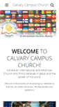 Mobile Screenshot of calvarycampuschurch.com