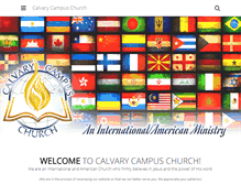 Tablet Screenshot of calvarycampuschurch.com